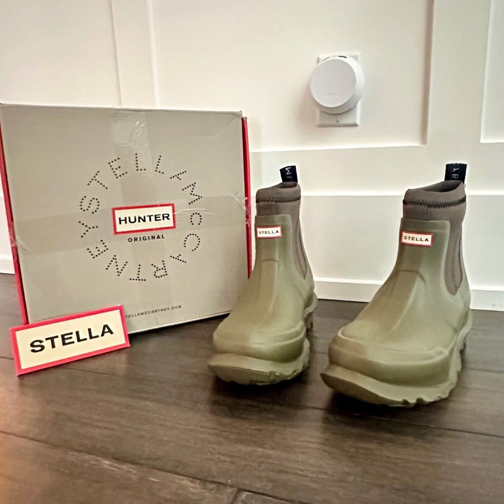 STELLA MCCARTNEY Sold-Out Hunter Boots The COOLEST!! Sz 39 NIB - Picture 8 of 8